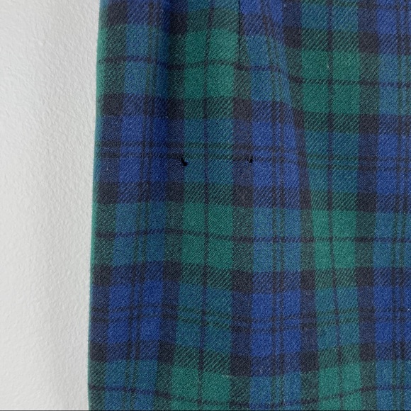 PENDLETON Vintage Plaid Blazer Skirt Suit Set C14 - Picture 14 of 16